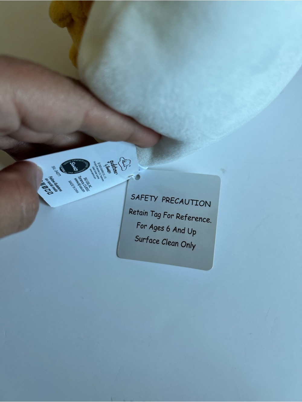 Gudetama Plush Toy - Yellow & White Soft Stuffed Egg - Picture 7 of 8
